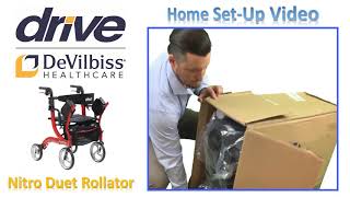 Nitro Duet Rollator Home SetUp Video [upl. by Melisandra]