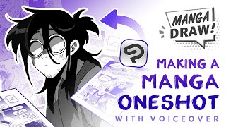 Making Manga from Start to Finish  Clip Studio TUTORIAL [upl. by Dahraf]