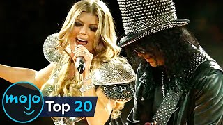 Top 20 Cringiest Halftime Show Moments [upl. by Mari]