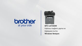 Brother MFCL5755DW kablosuz kurulum [upl. by Cul302]