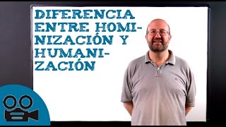 Diferencia entre Hominización y Humanización [upl. by Aciemaj]