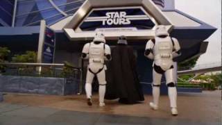 Darth Vader goes to Disneyland as he waits for Star Tours to open  Commercial [upl. by Bell]