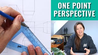 One Point Perspective 3D Word Drawing [upl. by Bobbette]