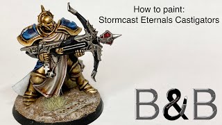 How to paint a Stormcast Eternals Castigator [upl. by Ideih420]