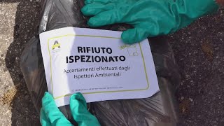 Abbandono dei rifiuti arrivano gli ispettori ambientali [upl. by Adnahsal]