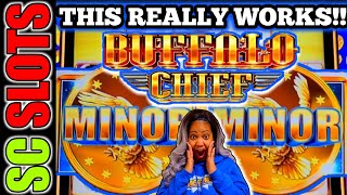 We Figured Out A Trick To Win On The NEW Buffalo Chief Slot Machine Slot Bonus Big Win San Manuel [upl. by Eidda]