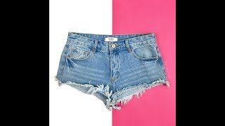 Turning Jeans into Cutoff Shorts [upl. by Benilda]