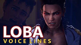 All Loba Voice Lines  Apex Legends [upl. by Chandos]