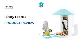 Netvue Birdfy Feeder Review  Great product to feed and video birds in your garden [upl. by Ahsinad]