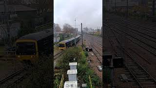 GWR 165118 passing West Ealing Footbridge 191124 [upl. by Wattenberg]