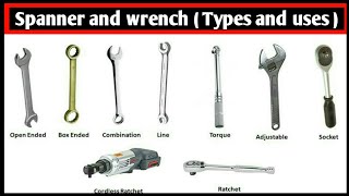 spanner types and names  wrench types and uses [upl. by Naehgem933]