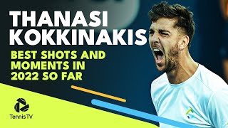 Thanasi Kokkinakis Best Shots And Moments In 2022 Comeback Season So Far [upl. by Itsrejk]