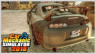 Car Mechanic Simulator 2018  Junkyard Rescue Toyota Supra  Ep 27 [upl. by Harlen]