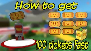 How to get 100 tickets every day Fast Bee Swarm Simulator [upl. by Ennaylime484]