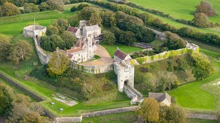 Carisbrooke castle 13th October 2024 4k 60fps Mavic 3 pro [upl. by Nomihs]