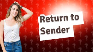 How long does it take for undelivered mail to be returned to sender [upl. by Faye]