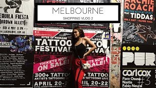 3 Melbourne Shopping Vlog  Haul  SHAFAHARRIS [upl. by Emlen297]