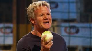 Gordon Teaches You How to Slice an Onion  Masterchef [upl. by Adnowat]