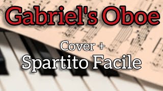 Gabriels Oboe The Mission Pianoforte  Cover  Spartito facile [upl. by Meela754]