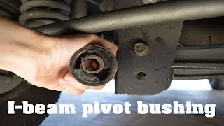 Ford Twin IBeam Pivot Bushing Replacement [upl. by Aehtrod704]