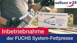 Fuchs System Fettpresse  Tutorial  oelluxx24 [upl. by Lyram]