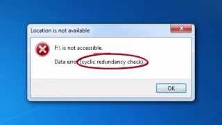 How to Solve Cyclic Redundancy Check Error [upl. by Imugem514]