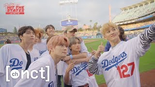 NCT 127 X LA  Lets go Dodgers The first pitch⚾ at Dodger Stadium  NCT 127 HIT THE STATES [upl. by Connor]