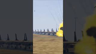 Iranian Air Striker Destroyed Isreali International Airport With Missiles Gta5 [upl. by Anairdna]