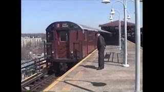 Redbird Ride on the White Plains Road El in 2000 [upl. by Kehsihba]