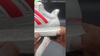 Adidas UltraBoost 40 DNA White Scarlet Mens Shoes SKU FY9336 BY Magic Man Inc [upl. by Ahsehyt574]