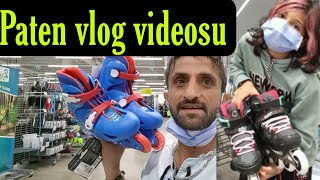 OKUL ÇIKIŞI ÇOCUKLARIMA PATEN ALDIK GÜNLÜK VLOG [upl. by Ovatsug379]