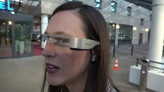 Epson Moverio BT300 SiOLED Smart Glass for Augmented Reality [upl. by Hahnert97]