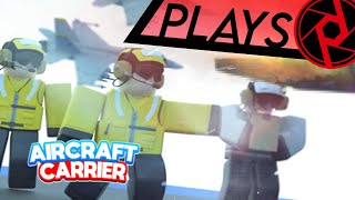 Patron Plays Roblox Aircraft Carrier [upl. by Ahsinat]