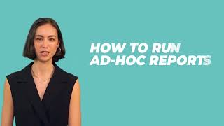 How to Run Ad Hoc Reports Using Advent eLearning [upl. by Haroved]