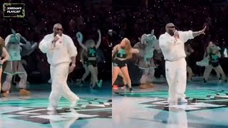 Rick Ross Performs Live at WNBA Finals After Evacuating For Hurricane Milton HD Crowd Goes CRAZY [upl. by Newfeld84]