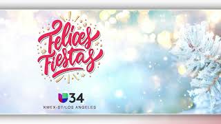 KMEXDT Univision 34 Los Angeles Felices Fiestas Station ID  December 24 2022 [upl. by Carlee]