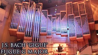 JS BACH  GIGUE FUGUE G MAJOR BWV 577  ST DAVIDS HALL CARDIFF [upl. by Blayze]