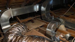 New HVAC System Design Fabricate Install Metal Ductwork [upl. by Cressi]