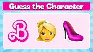 Guess the Character by the Emojis Quiz [upl. by Ynobe]