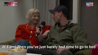 20180817  AURORA  Interview before show in Harstad Norway [upl. by Nylidam]