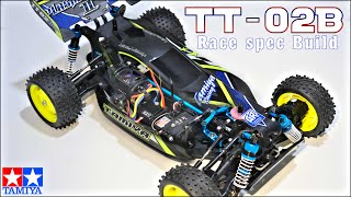 Tamiya TT02B Build into a RaceReady Machine [upl. by Tunnell]