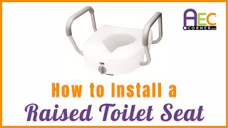 Top Hack You Need to Know for Installing Raised Toilet Seats [upl. by Monahan939]