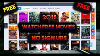 TOP 5 Working FREE Movies amp Shows Website 2018  NO SIGN UP [upl. by Farron]