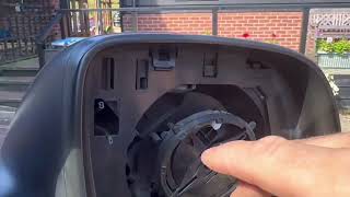 How to Replace Heated Wing Mirror Glass  VW T51  T6 [upl. by Annahaj]