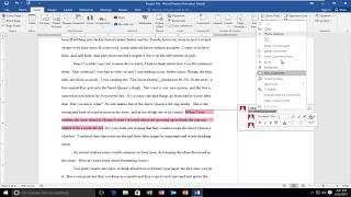 How To Add Comments And Feedback To Word Document [upl. by Llerdnek]