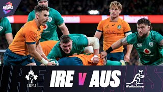 EXTENDED HIGHLIGHTS  Ireland v Australia  Autumn Nations Series [upl. by Nedac]