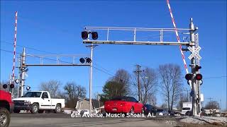 Railroad Crossings of the NS Memphis District West End [upl. by Uyr]