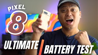 Google Pixel 8 Battery Test  The Ultimate Battery Test 🔋 [upl. by Broeker157]