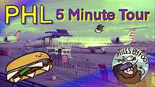 Philadelphia International Airport  A FiveMinute Tour [upl. by Areid]