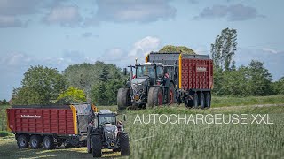 🟥🟧 Nouvelle activité à lETA LA LOUVIERE  Ensilage à lautochargeuse 🌾☘ SCHUITEMAKER 8400🤠 [upl. by Aggappera]